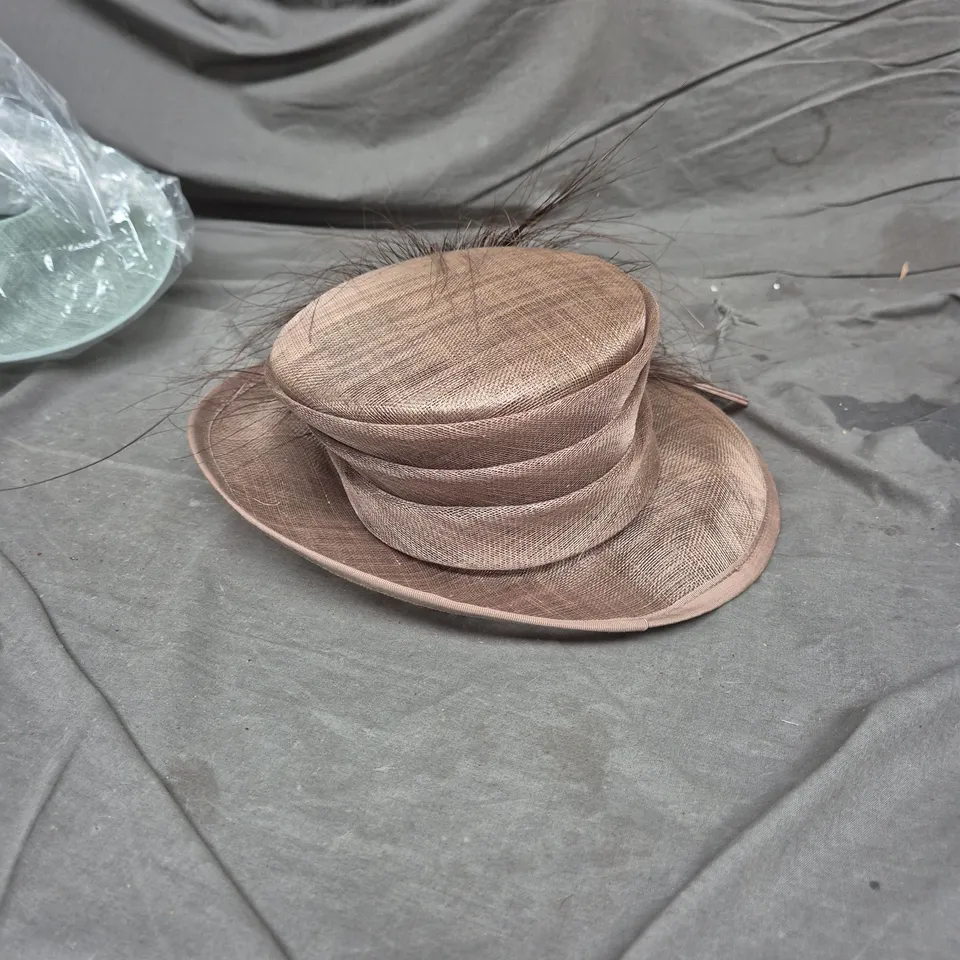 Windsmoor brown hat for women with decorative rosette