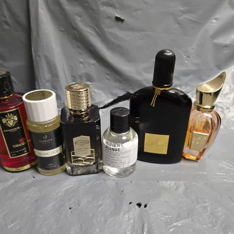 APPROXIMATELY 15 ASSORTED UNBOXED FRAGRANCES TO INCLUDE; TOM FORD, MANCERA, NURIFY AND LA CAPITALE