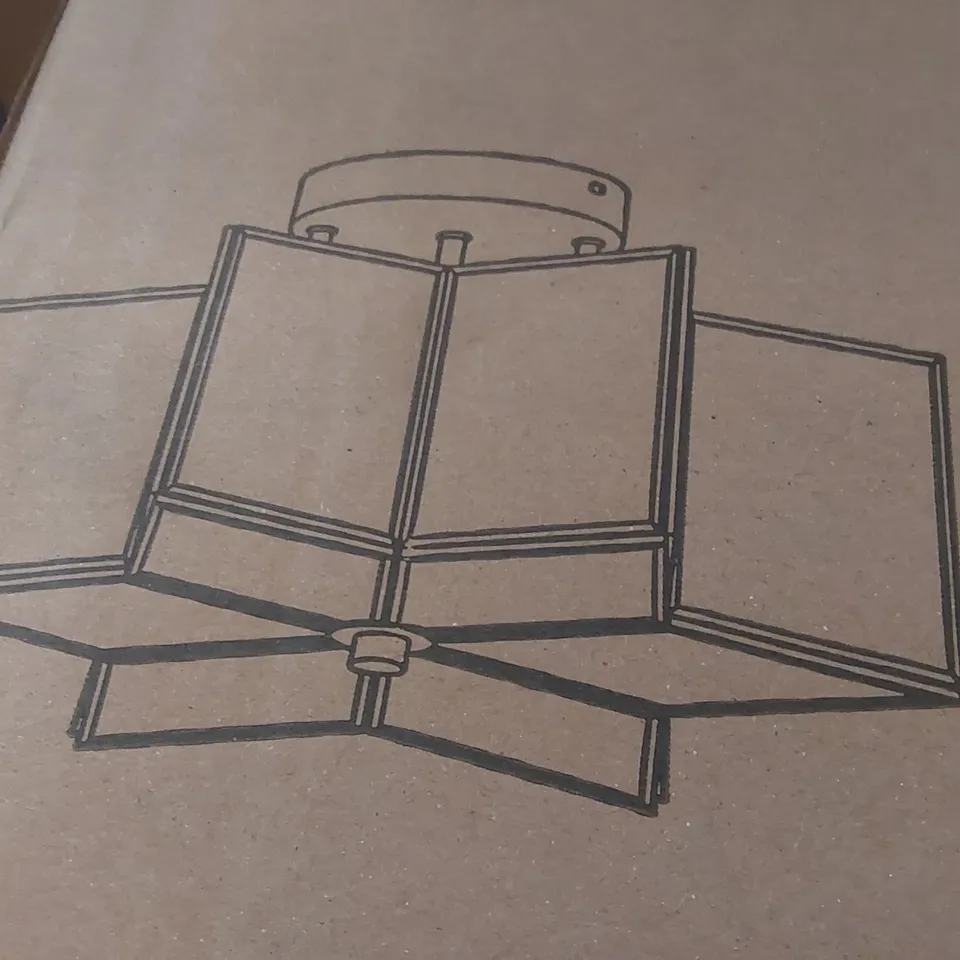 BRAND NEW BOXED GEOMETRIC CEILING LIGHT
