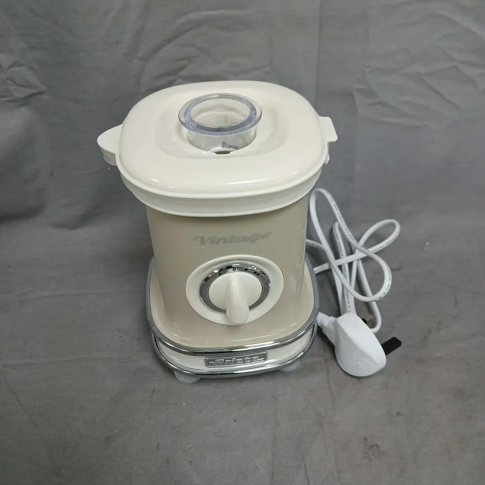 ARIETE VINTAGE BLENDER - CREAM/BEIGE, BOXED (WITH CORD)