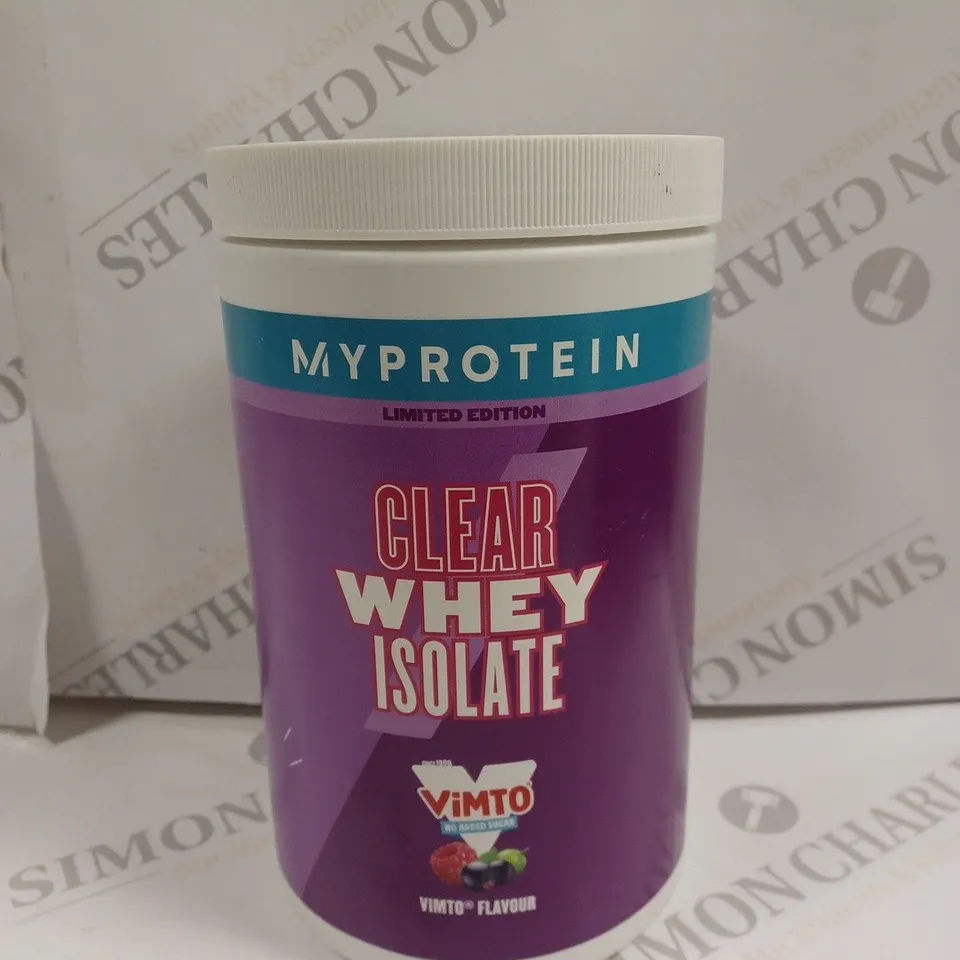 SEALED MYPROTEIN CLEAR WHEY ISOLATE - VIMTO 522G
