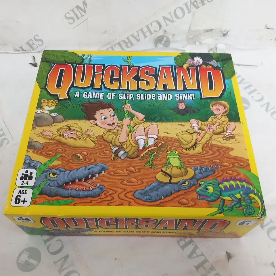 BOXED QUICKSAND A GAME OF SLIP, SLIDE AND SINK