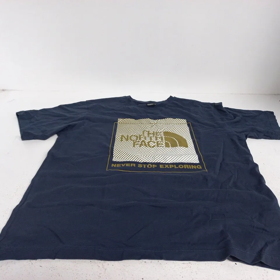 THE NORTH FACE MEN'S T-SHIRT NAVY SIZE M