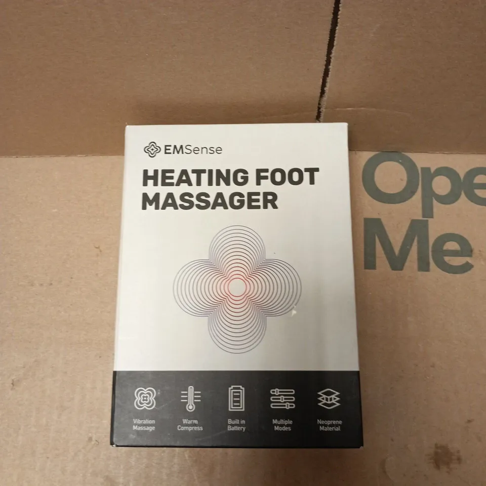 EMSENSE HEATING FOOT MASSAGER – MODEL XBL-8688B - BOXED 