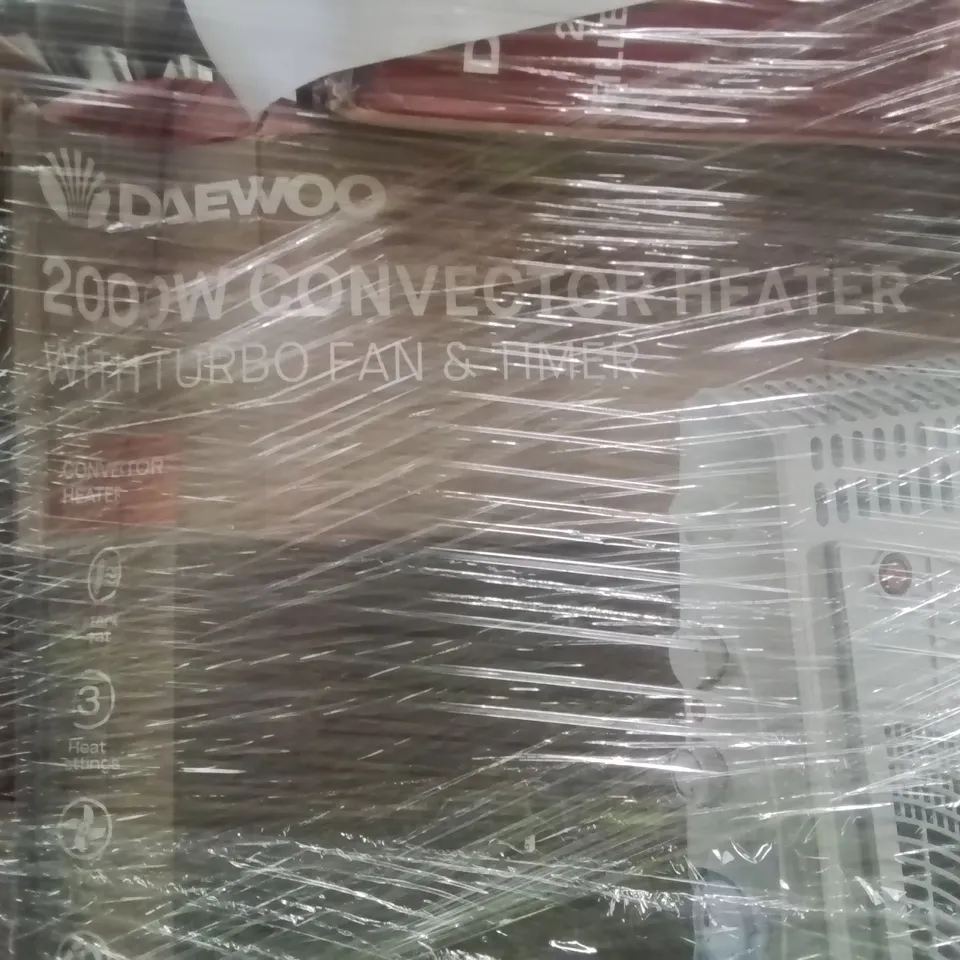 PALLET CONTAINING VARIOUS ELECTRICAL ITEMS AND HOUSEHOLD PRODUCTS TO INCLUDE:OIL FILLED RADIATOR,2000W CONVECTOR HEATER,FAN