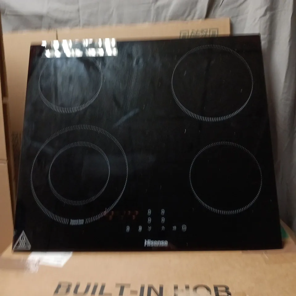 HISENSE BUILT-IN INDUCTION HOB – 4-ZONE, BLACK GLASS