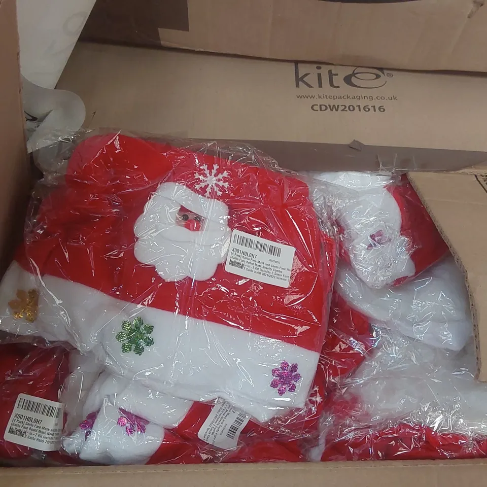 PALLET CONTAINING A LARGE QUANTITY OF ASSORTED ITEMS INCLUDING: HIGH TENSILE BOLTS, BAMBOO DRINKING STRAWS, SANTA FACE MASKS ECT