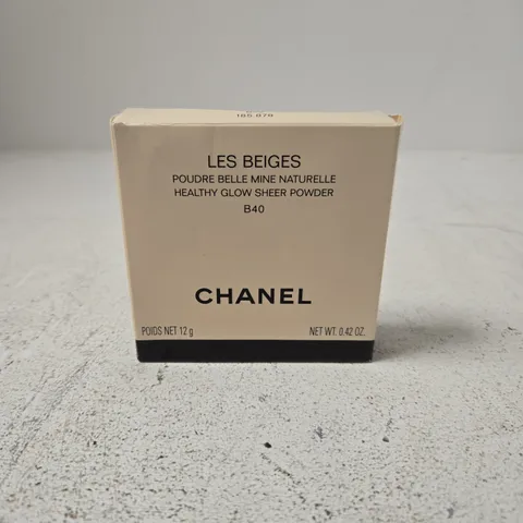 CHANEL LES BEIGES HEALTHY GLOW SHEER POWDER B40