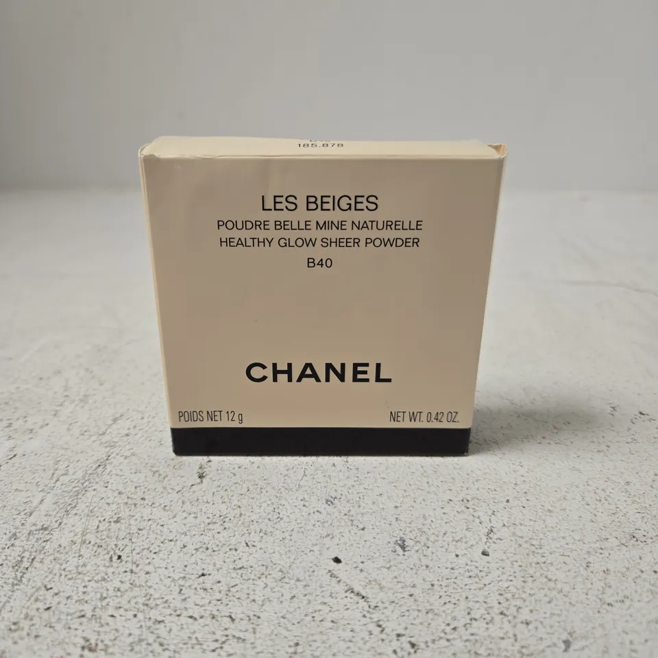 CHANEL LES BEIGES HEALTHY GLOW SHEER POWDER B40