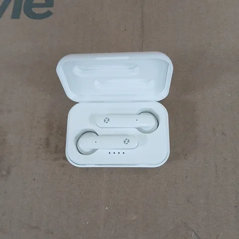 NUSOUND - WIRELESS EARBUDS IN WHITE CHARGING CASE - BOXED 