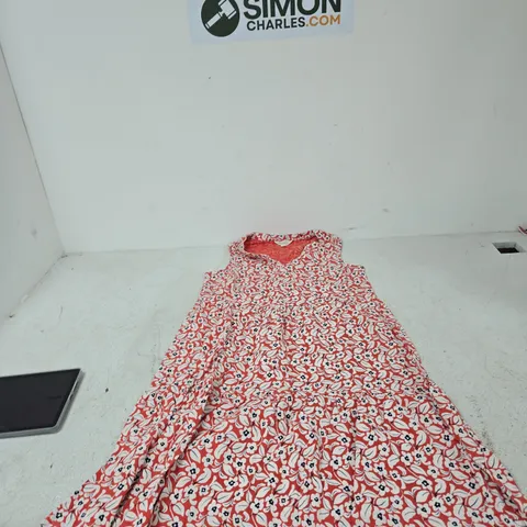 SEASALT CORNWALL FLORAL PRINT ORGANIC COTTON DRESS – UK 10 (EU 38, US 6)