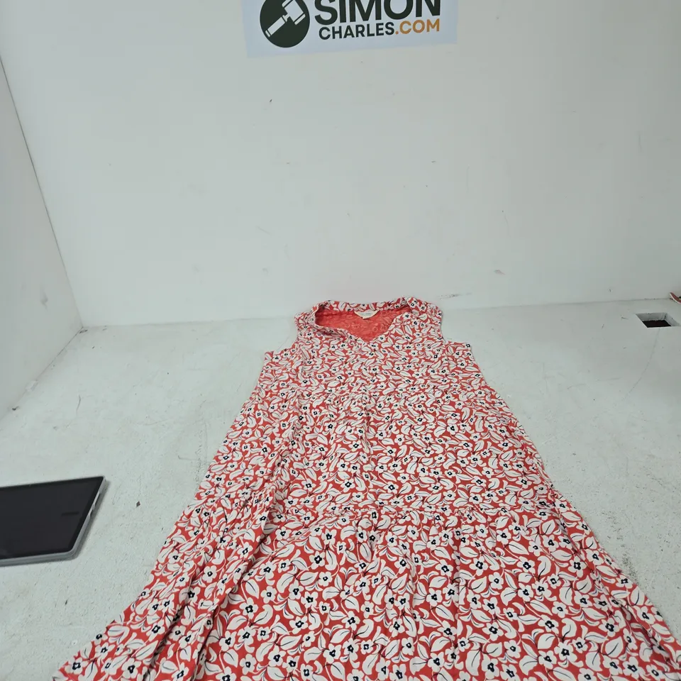 SEASALT CORNWALL FLORAL PRINT ORGANIC COTTON DRESS – UK 10 (EU 38, US 6)
