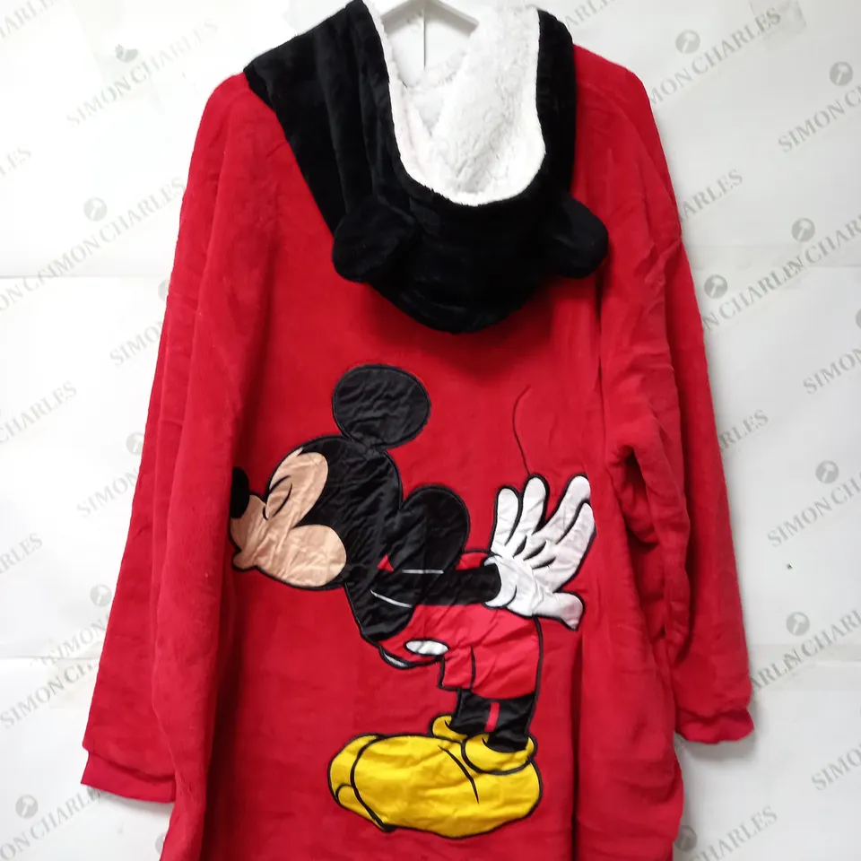 DISNEY MICKEY AND MINNIE MOUSE OVERSIZED HOODIE ONE SIZE