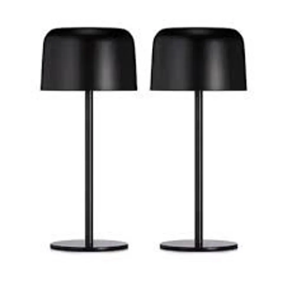 SF DUAL PW LAMP 2PK IN BLACK