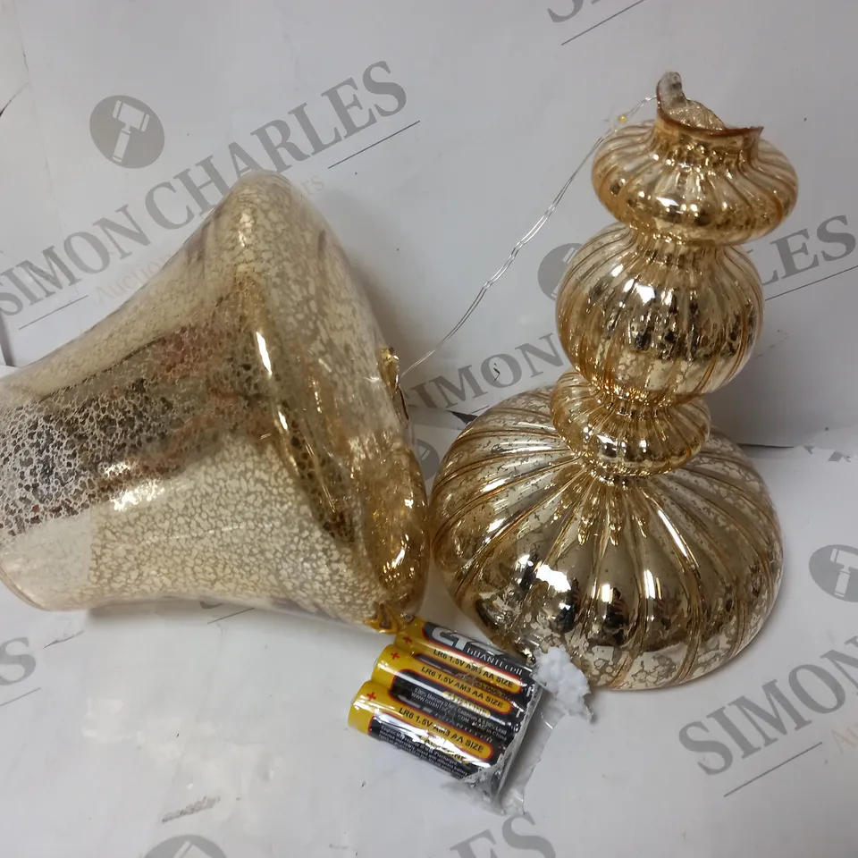 GOLD GLASS LAMP