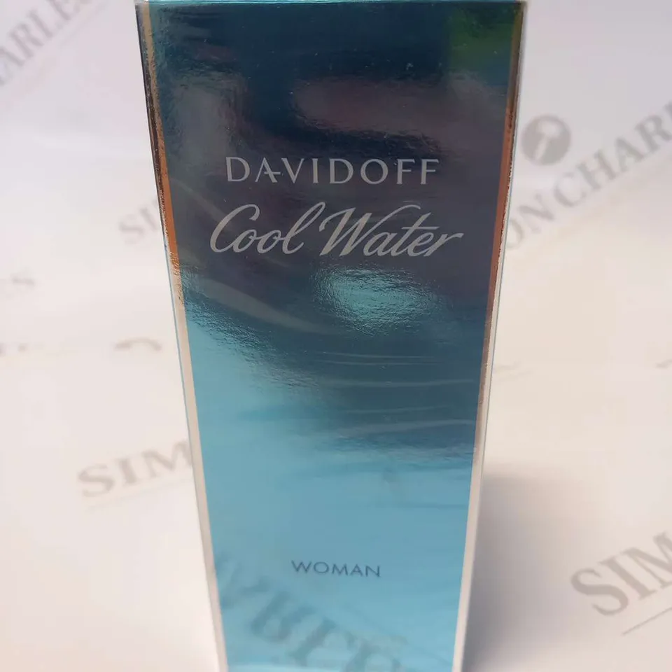 BOXED AND SEALED DAVIDOFF COOL WATER WOMAN EAU DE TOILETTE 100ML