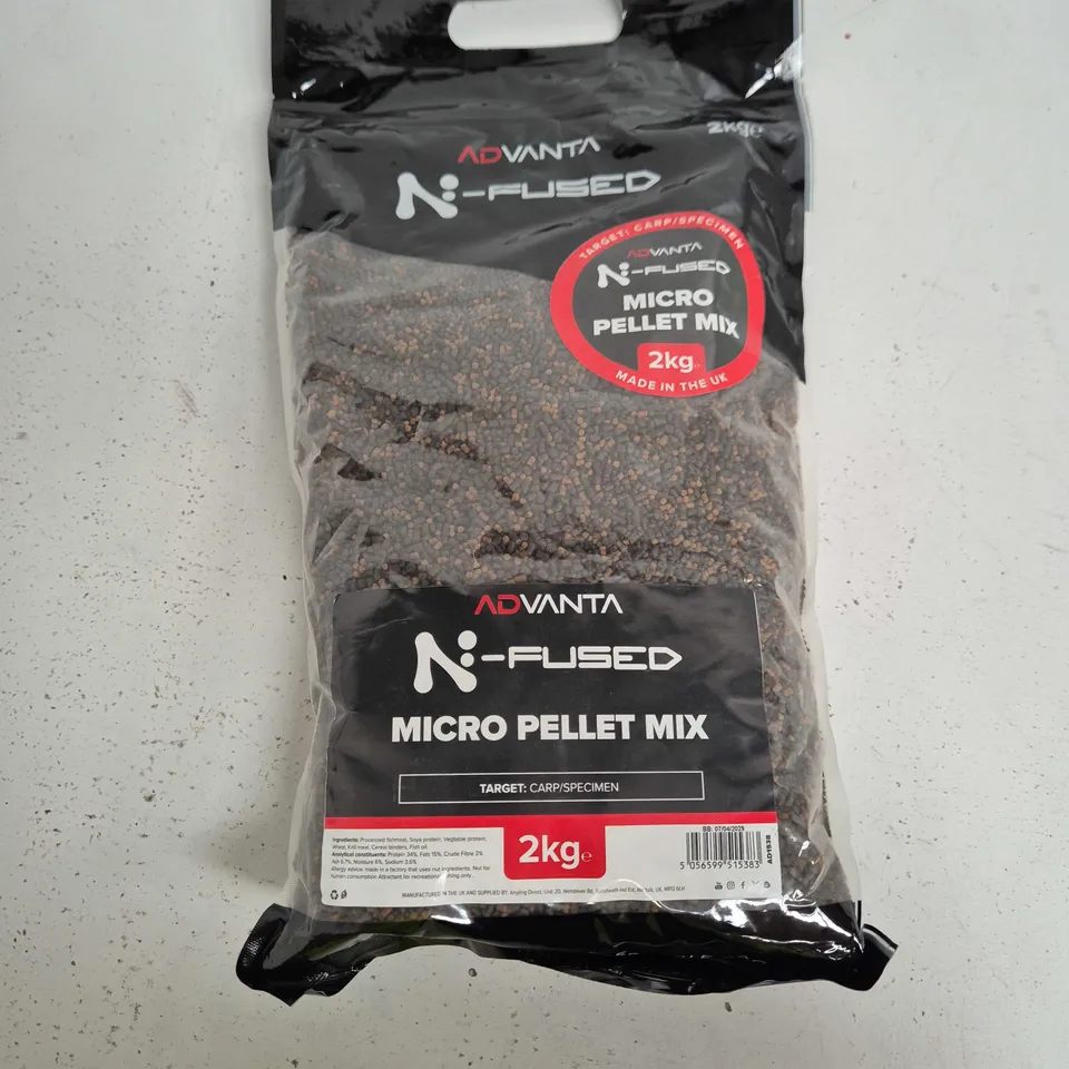 ADVANTA N-FUSED MICRO PELLET MIX – CARP FISHING BAIT, 2KG