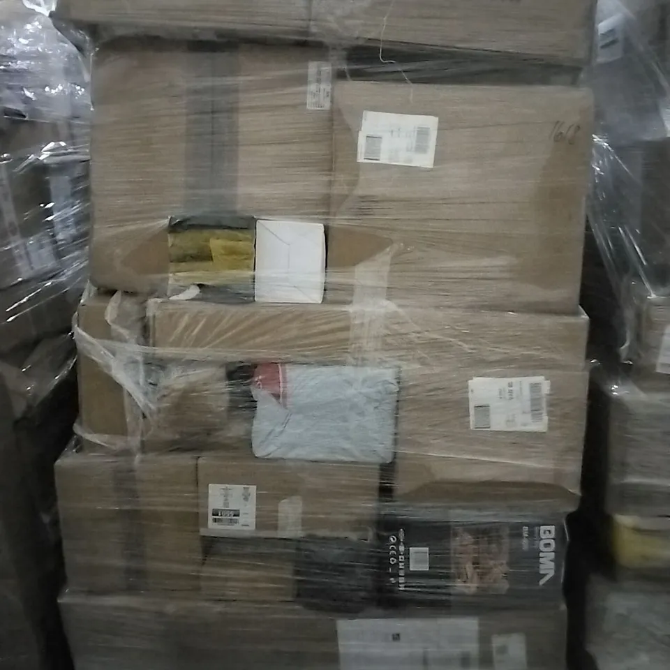 PALLET OF HOUSEHOLD ITEMS TO INCLUDE 360 DEGREE WIFI CLOUD CAMERA, SMART LIGHT SOUND MACHINE, CHATER PAN BUFFET TRAY AND OTHER ASSORTED ITEMS...