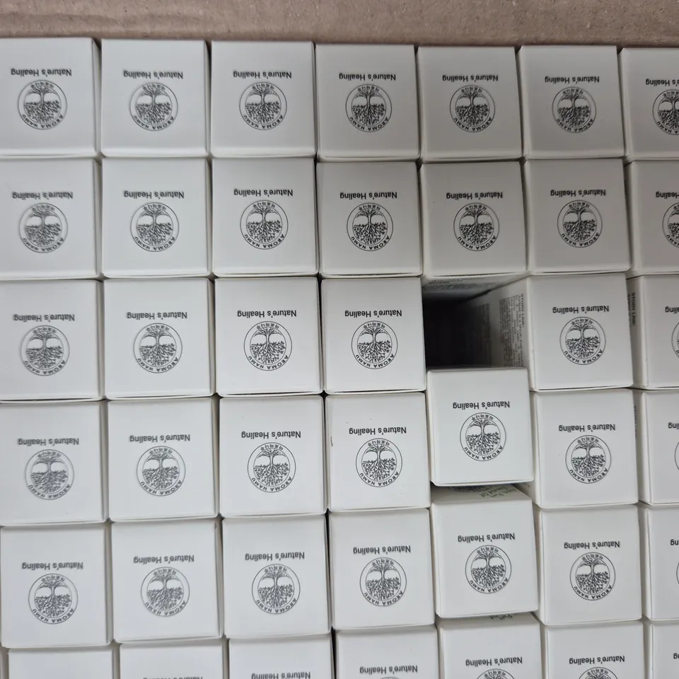 BOX OF APPROXIMATELY 50 NATURE'S HEALING ESSENTIAL OIL - JUNIPER (10ML)