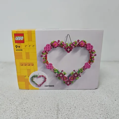 LEGO 40638 HEART FLORAL ORNAMENT – BOXED (9+)