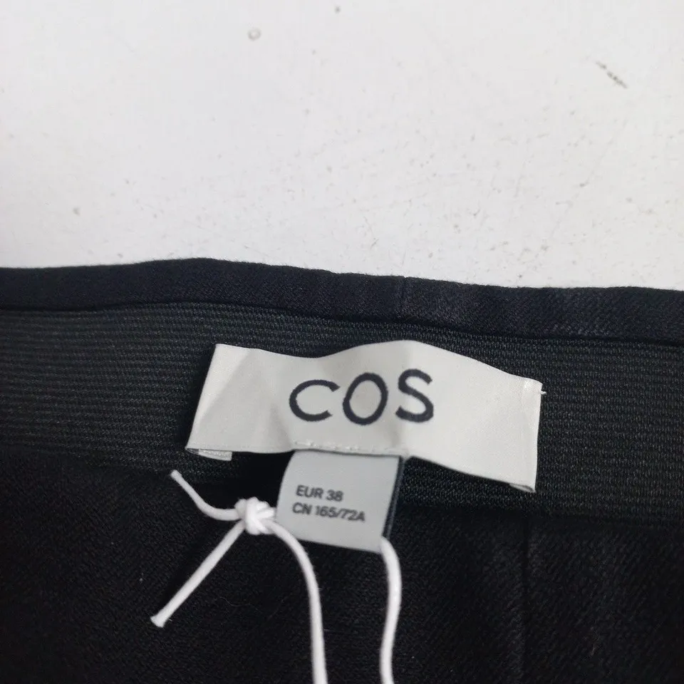 COS BLACK TROUSERS – UK 10 (EU 38)