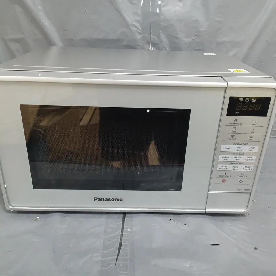 PANASONIC NN-K18JMM MICROWAVE / GRILL OVEN - SILVER  RRP £119