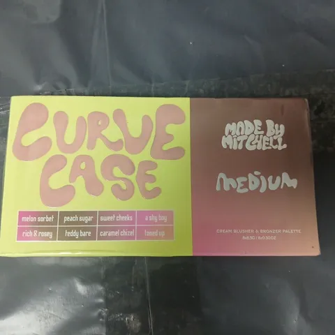 SEALED MADE BY MITCHELL CURVE CASE CREAM BLUSHER AND BRONZER PALETTE - MEDIUM