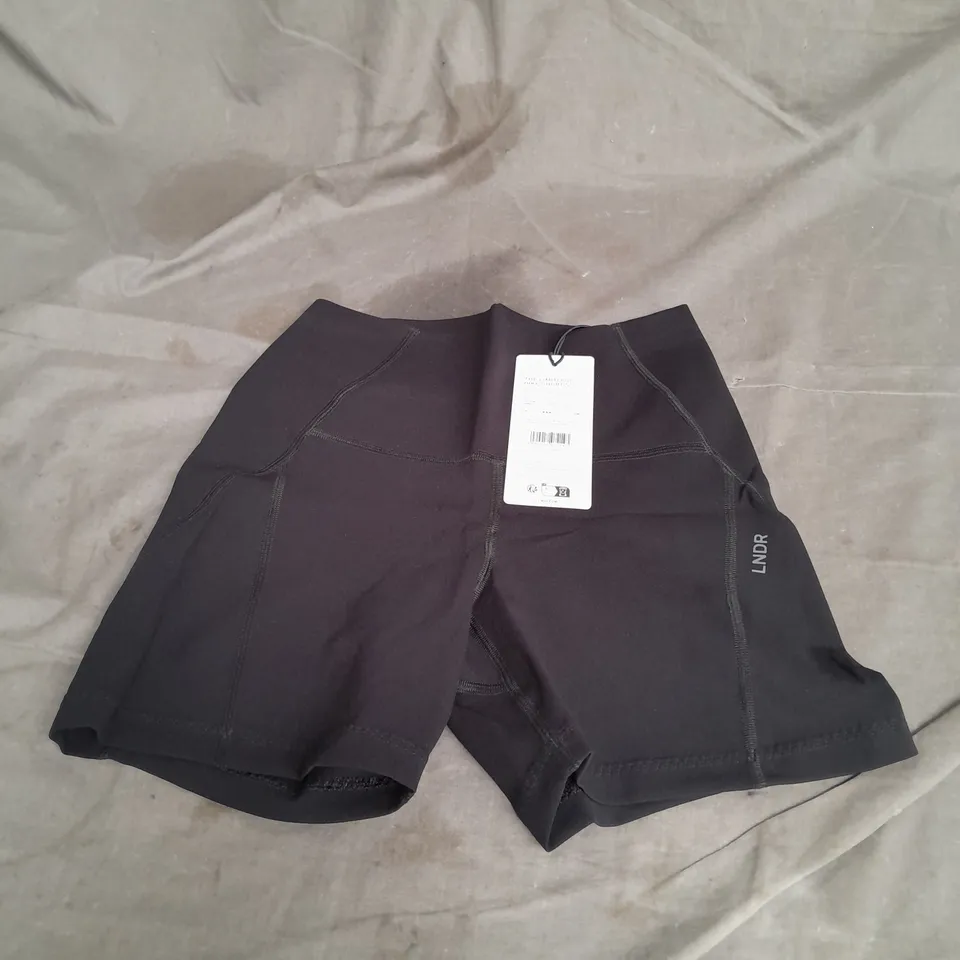 LNDR THE LIMITLESS BIKE SHORT 5" IN BLACK SIZE XS