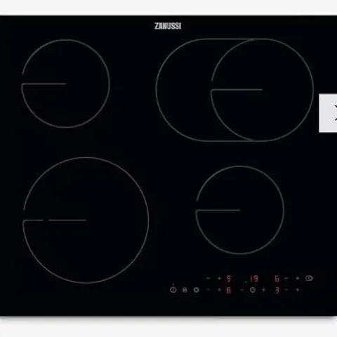 ZANUSSI ZHRN643K 60CM CERAMIC HOB, BLACK