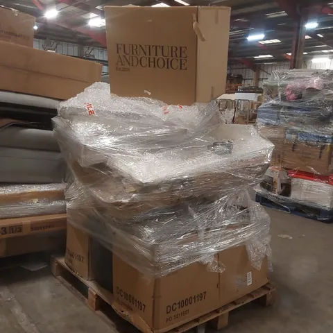 PALLET CONTAINING A LARGE QUANTITY OF ASSORTED FURNITURE PARTS