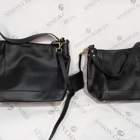 BOX OF 5 HANDBAGS TO INCLUDE 4 X ASHWOOD LOUCH LEATHER BAG & 1 X SMALL SHOULDER BAG