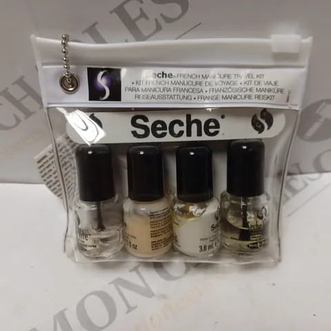 BOX OF APPROXIMATELY 12 SECHE VITE FRENCH MANICURE TRAVEL KITS