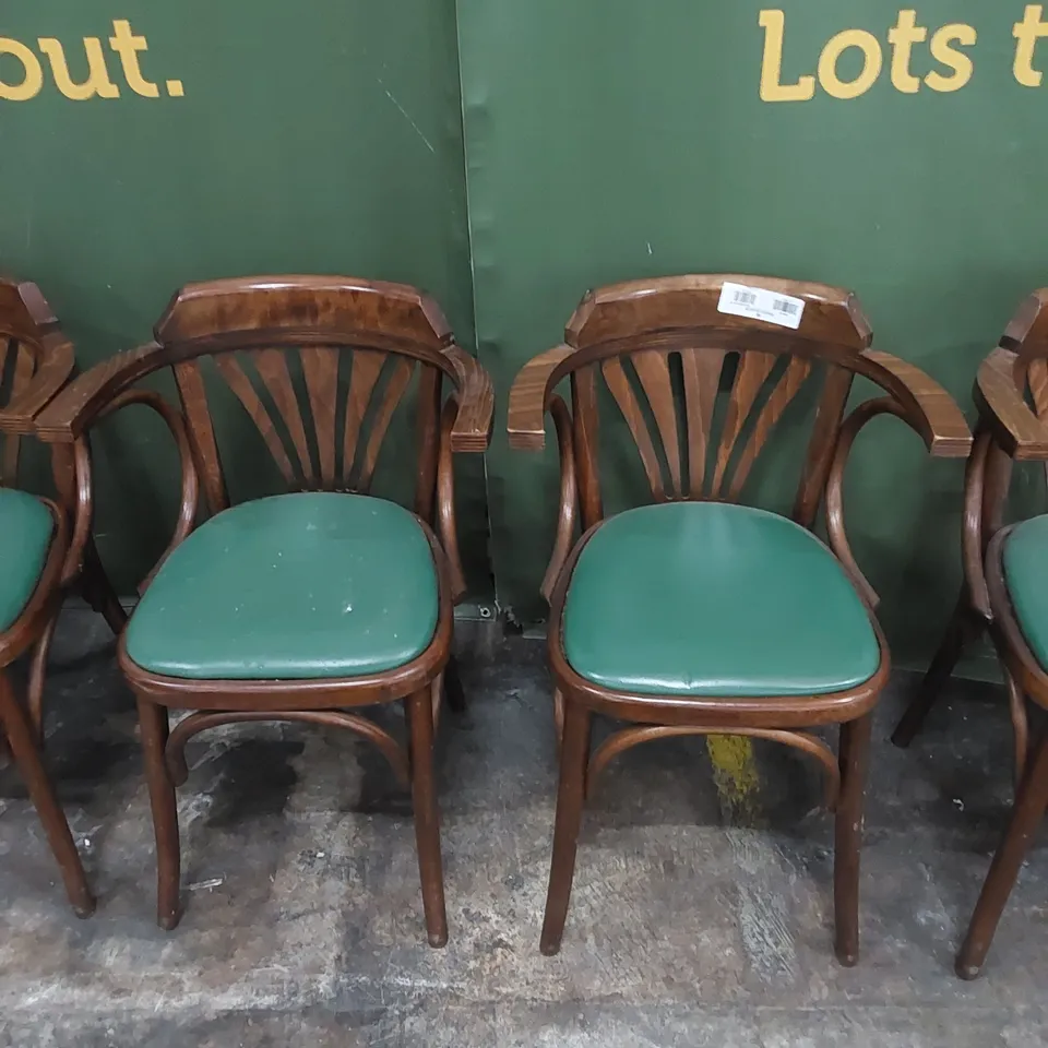 SET OF 6 VINTAGE BENTWOOD STYLE CHAIRS 