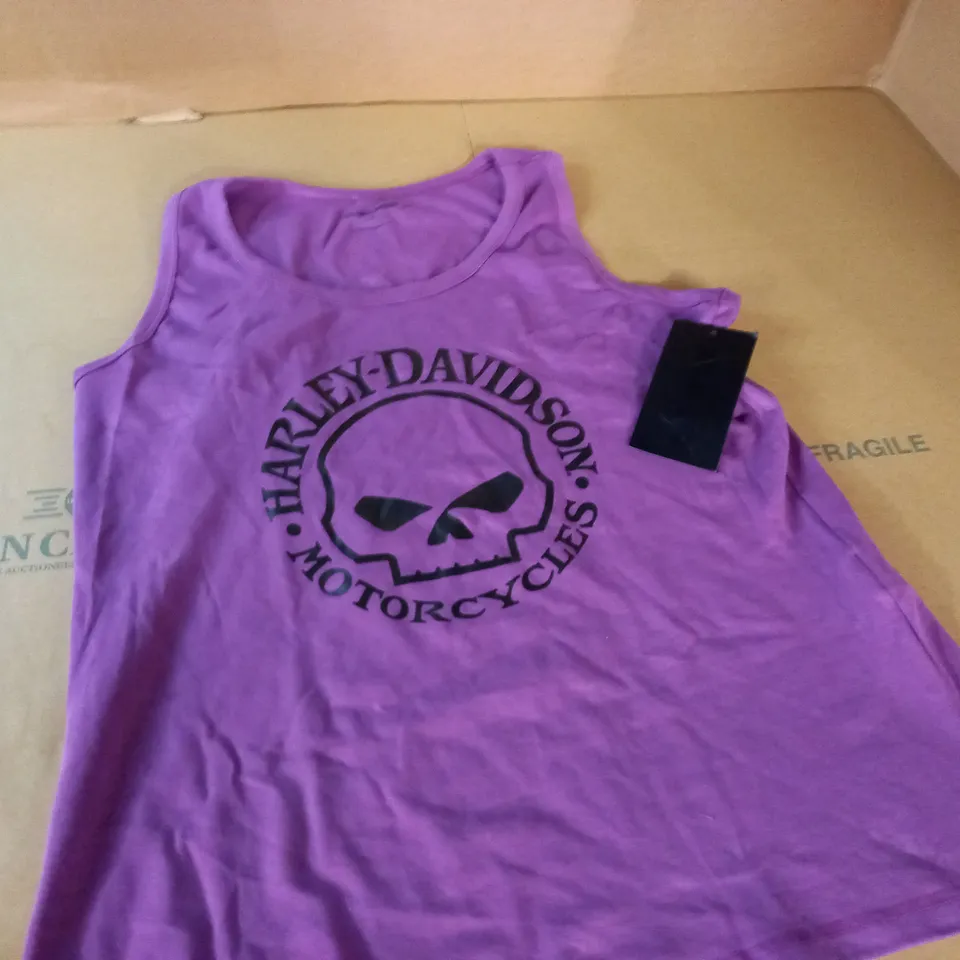 HARLEY DAVIDSON PURPLE TANK TOP - 1W