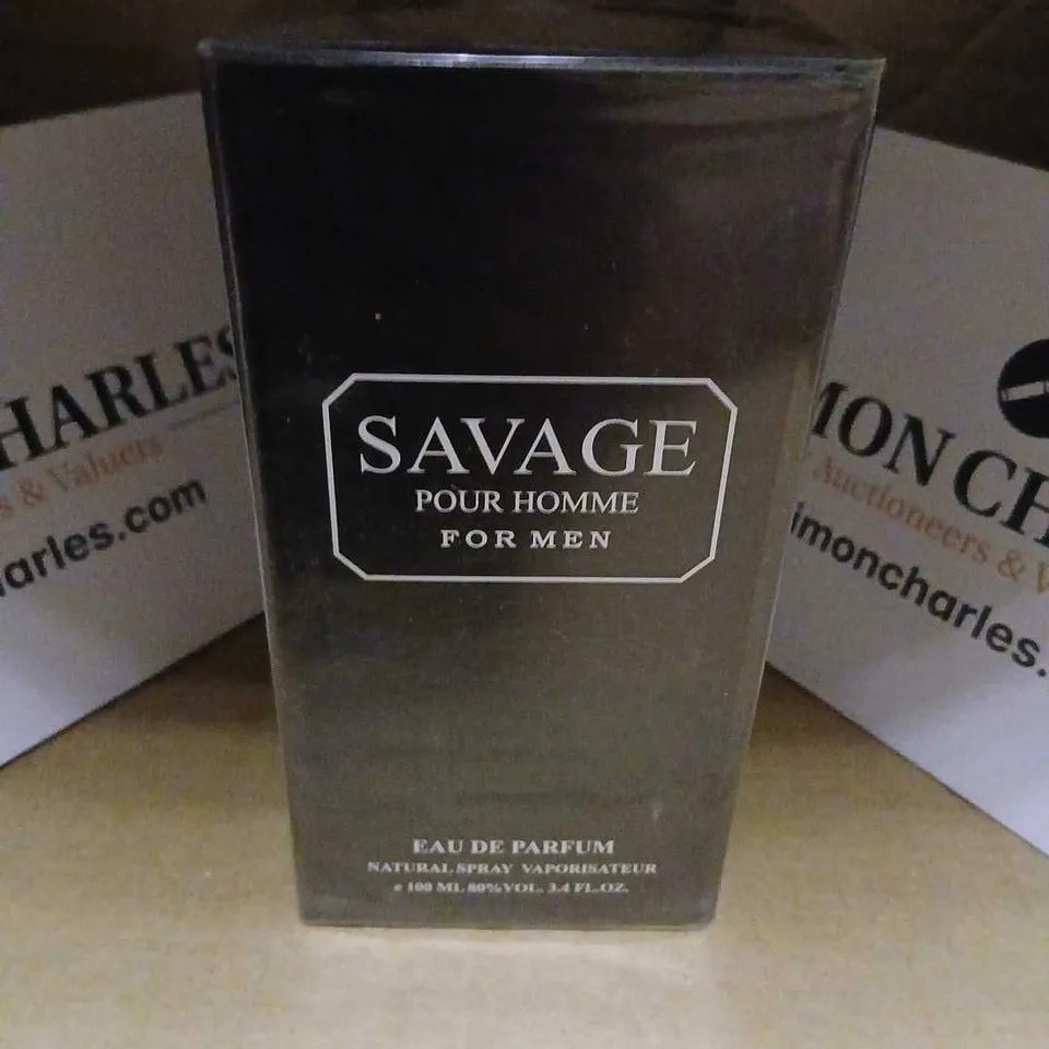 BOXED AND SEALED EBC COLLECTION SAVAGE POUR HOMME FOR MEN EAU DE PARFUM 100ML
