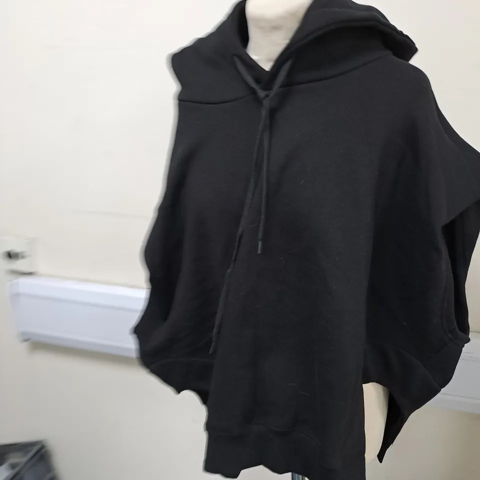 NET A PORTER SLEEVELESS SHOULDER HOODIE SIZE XS