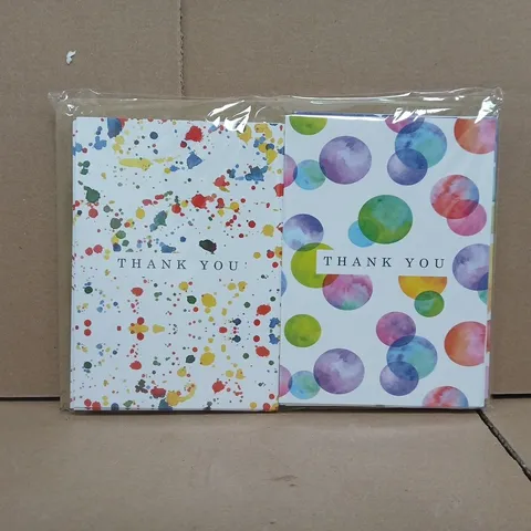 UNBRANDED ASSORTMENT OF APPROXIMATELY 24 THANK YOU CARDS