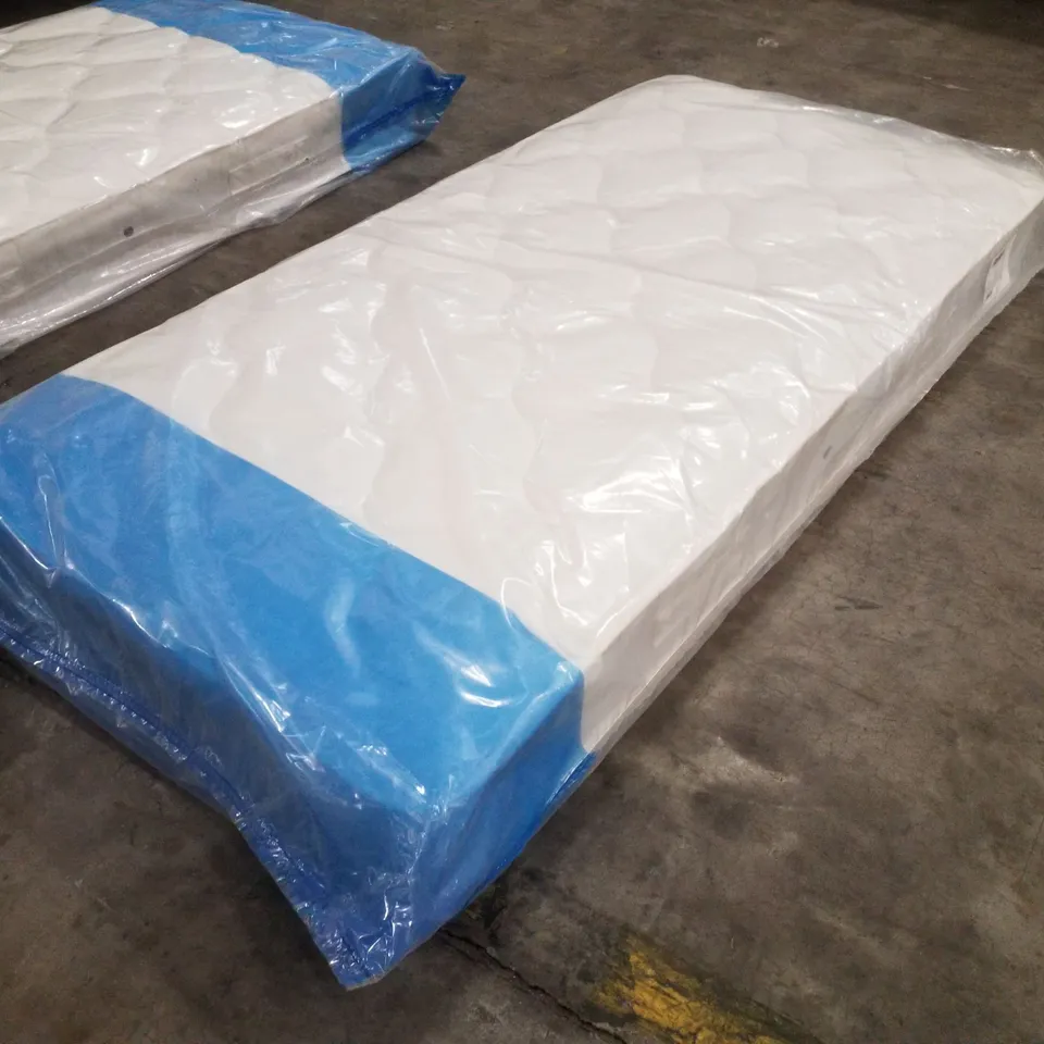 QUALITY BAGGED 3FT SINGLE AIRSPRUNG MEMORY FOAM BUNK MATTRESS RRP £259