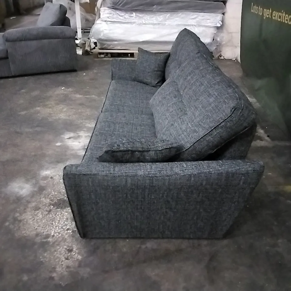 QUALITY DESIGNER HALSTOW 2 SEATER FABRIC SOFA 