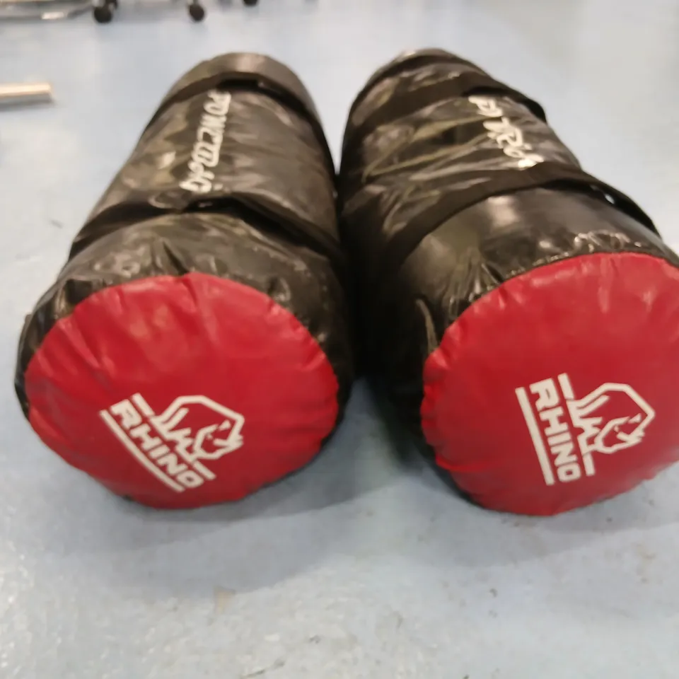 RHINO POWERBAG 30KG FITNESS TRAINING BAGS (2 X CYLINDRICAL BAGS)