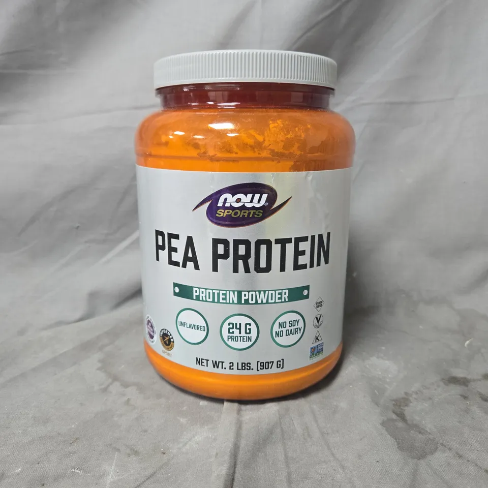 NOW SPORTS PEA PROTEIN POWDER – UNFLAVOURED (2 LB / 907 G)
