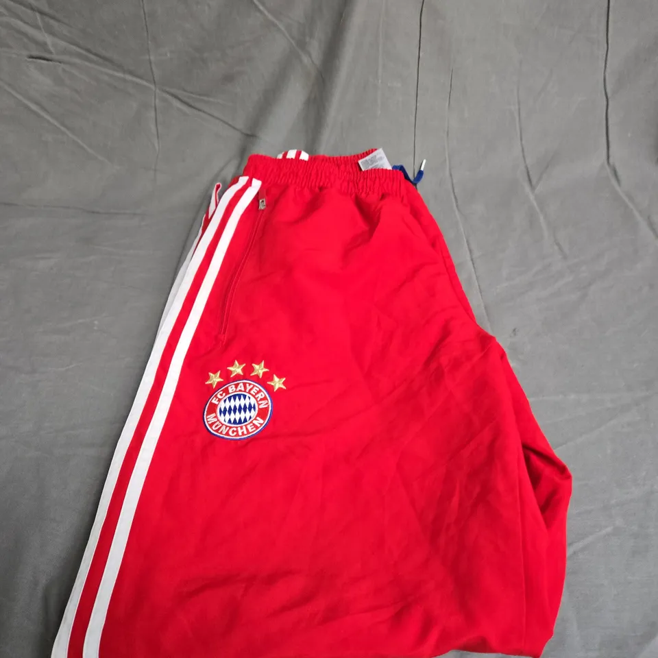 ADIDAS FC BAYERN MUNCHEN TRACKSUIT BOTTOMS SIZE L