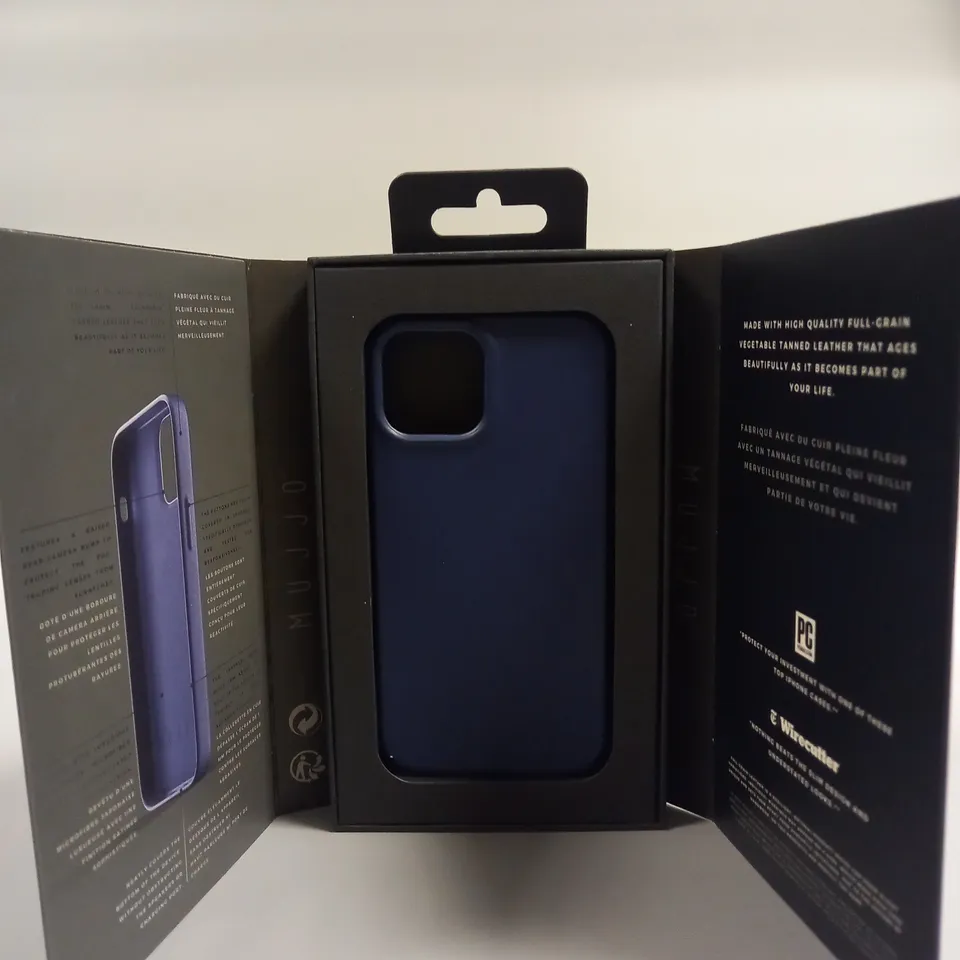 BOXED MUJJO APPLE IPHONE 13 MINI FULL LEATHER CASE 