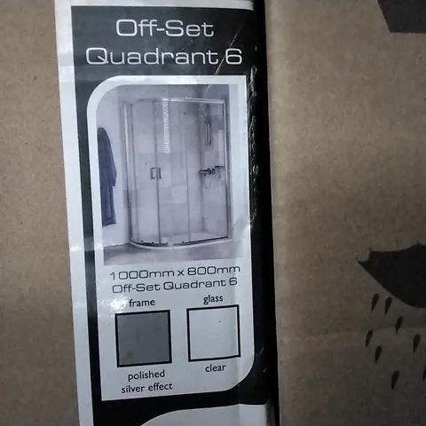 BOXED OFFSET QUADRANT 6 1000X800MM SHOWER PANELS