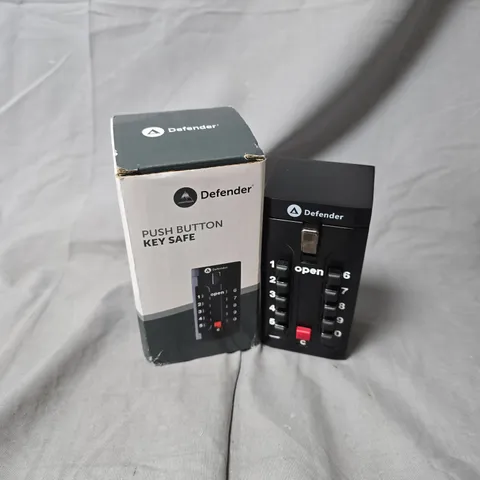 DEFENDER PUSH BUTTON KEY SAFE (BOXED, BLACK)