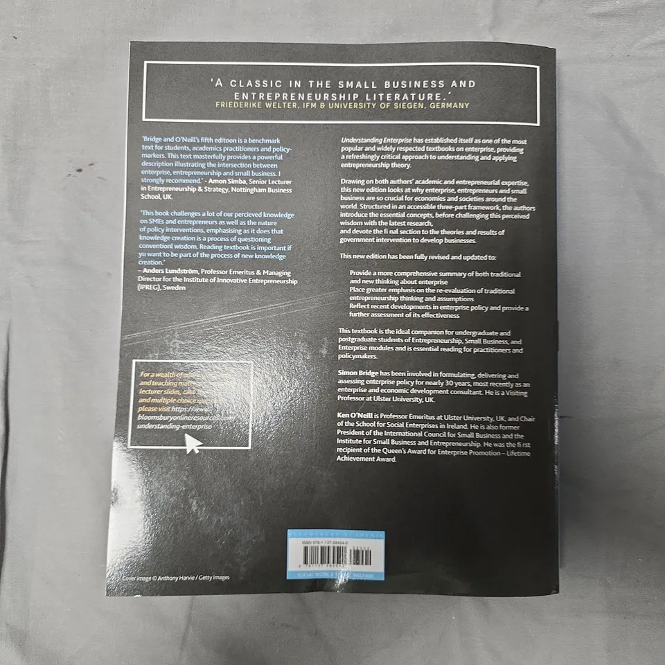 UNDERSTANDING ENTERPRISE & SMALL BUSINESS 5TH EDITION 