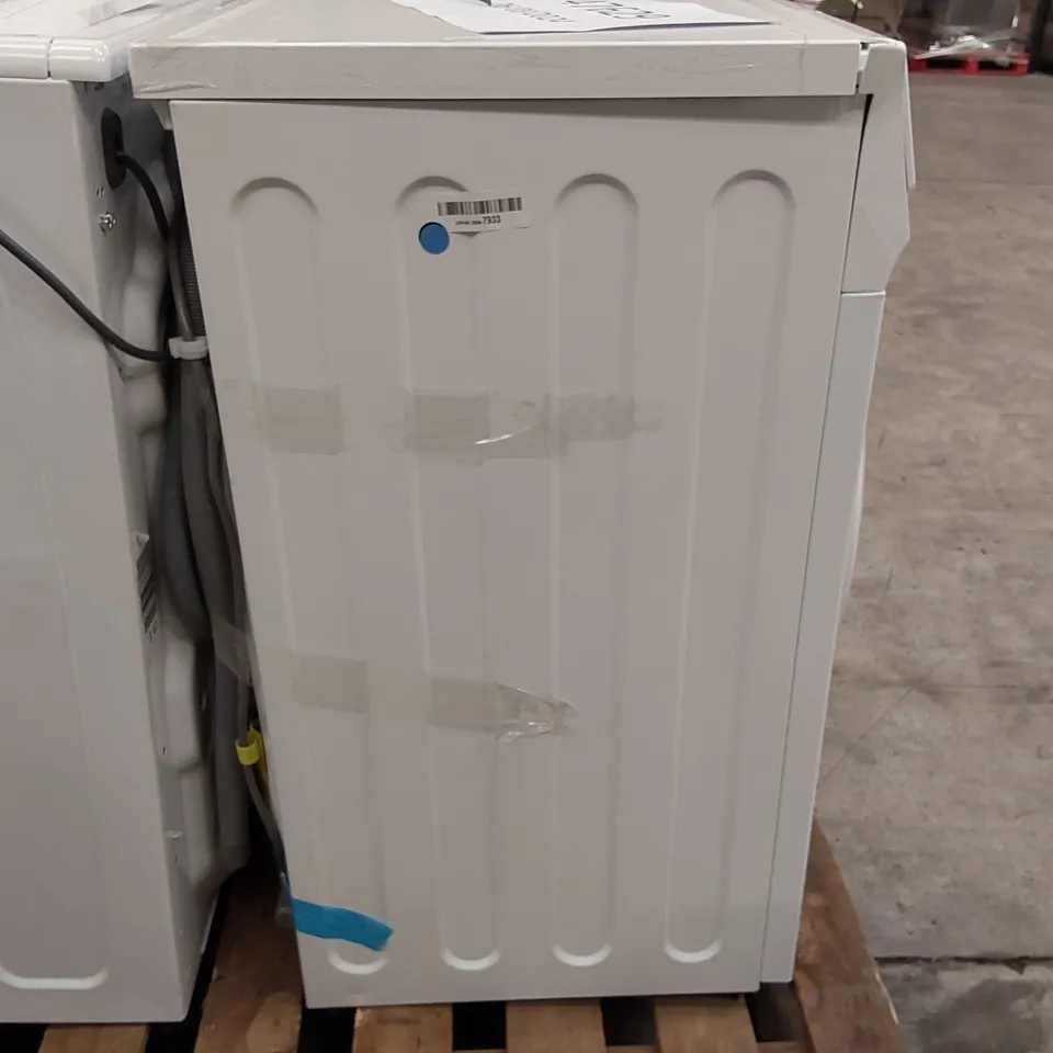 MIDEA MF10EW70BA ENERGY-SAVING FREESTANDING WASHING MACHINE, BLDC MOTOR, BRIGHT LED DISPLAY, STEAM CARE, QUICK WASH, VARIOUS TEMP OPTIONS, PREWASH, 1400 RPM, 7 KG LOAD, WHITE