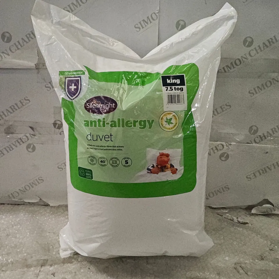SILENT NIGHT ANTI-ALLERGY KING 7.5 TOG DUVET