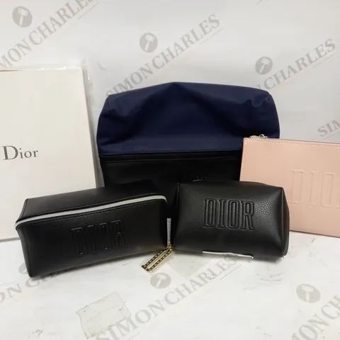 LOT OF 5 ASSORTED DIOR SPONGE/CLUTCH BAGS