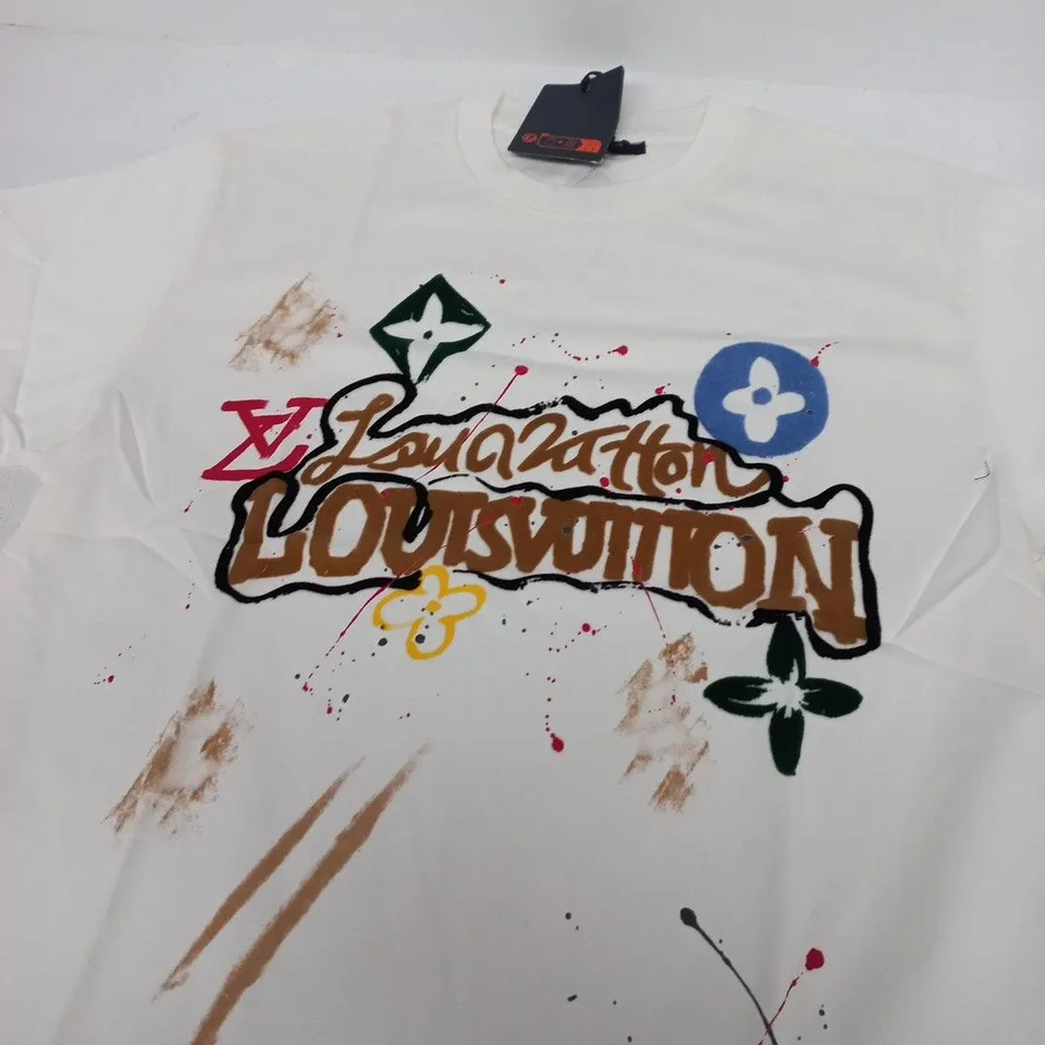 LOUIS VUITTON-INSPIRED GRAPHIC T-SHIRT - SIZE XL
